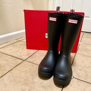 Hunter Black Rain Boots